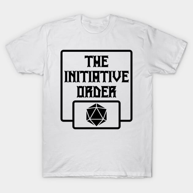 TIO Black Logo T-Shirt by The Initiative Order